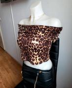 Nieuw Croptop Luipaardprint M, Maat 38/40 (M), Nieuw, Ophalen of Verzenden, Vintage