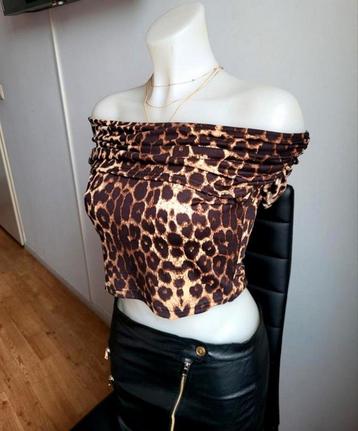 Nieuw Croptop Luipaardprint M beschikbaar voor biedingen