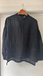 Zwarte kanten blouse L, Dazy-Less, Zwart, Maat 42/44 (L), Ophalen of Verzenden