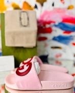 Gucci GG cotton candy leder slippers maat 33 NIEUW, Gucci, Overige typen, Customercare@gucci.com, Gucci