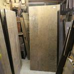 oude teakhouten tafel 202x84 teak hout landelijk TQ54 blad, Ophalen of Verzenden