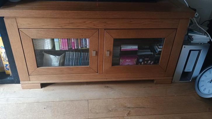 TV kast + buffetkast - licht eiken, Huis en Inrichting, Kasten | Televisiemeubels, Gebruikt, Minder dan 100 cm, 25 tot 50 cm, Ophalen