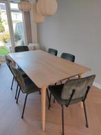 Sav & økse Fjerre eettafel whitewash 180x90 cm, Huis en Inrichting, Ophalen, 50 tot 100 cm, Zo goed als nieuw, 150 tot 200 cm