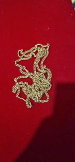Vintage ketting, Overige materialen, Verzenden, Goud, Verstelbaar