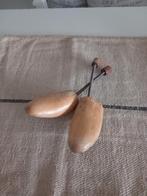 Oude Brocante Houten Schoenspanners, Ophalen of Verzenden, Gedragen, Bruin, Overige typen