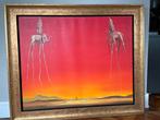 Schilderij Elephants stijl Dali, Ophalen of Verzenden