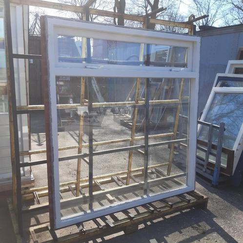 Raamkozijnen 180 x 188 hardhout bxh hr++ beluchting klapraam, Huis en Inrichting, Woonaccessoires | Overige, Zo goed als nieuw