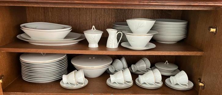 Servies Rosenthal - Gräser - porselein - mid century, Antiek en Kunst, Antiek | Servies compleet, Ophalen