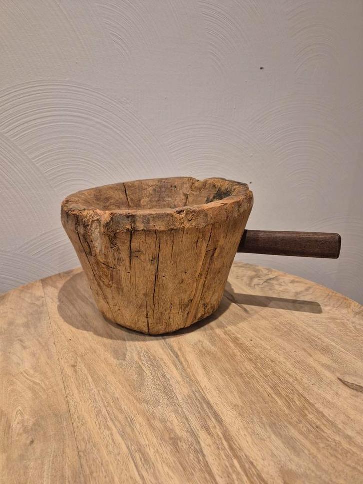 Oude houten decoratie schep, Huis en Inrichting, Woonaccessoires | Overige, Ophalen