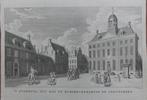 1 / stadhuis Hof Burger Weeshuis te Leeuwarden Gravure 1785, Ophalen of Verzenden