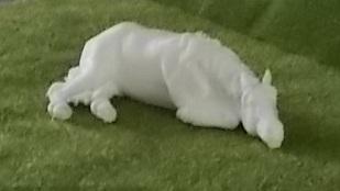 Liggend paard 54 – past bij Schleich, Verzamelen, Speelgoed, Nieuw, Ophalen of Verzenden