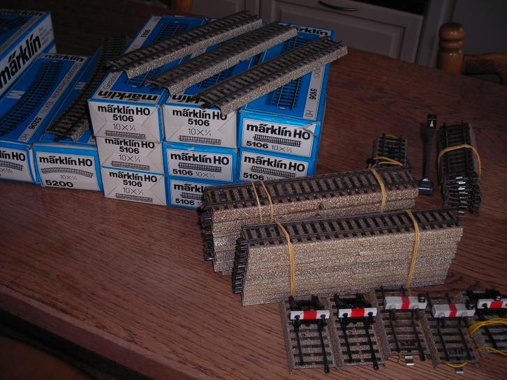 Märklin treinenrails en wissels, Hobby en Vrije tijd, Modeltreinen | H0, Gebruikt, Rails, Wisselstroom, Märklin, Ophalen of Verzenden