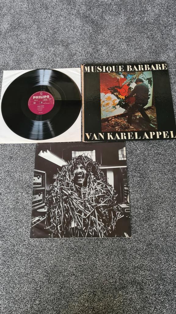 Lp Karel Appel – Musique Barbare, Cd's en Dvd's, Vinyl | Pop, Gebruikt, 1960 tot 1980, 12 inch, Ophalen of Verzenden
