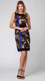 Joseph Ribkoff elegant zwart/gekleurde zomerjurk mt 46, Overige kleuren, ., Maat 46/48 (XL) of groter, Joseph Ribkoff