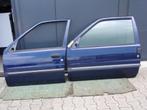 Deuren links in het blauw, Peugeot 106, Auto-onderdelen, Deur, Gebruikt, Peugeot, Ophalen