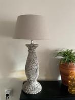 Betonlook Lamp met Taupe Kap - Nette Staat, Ophalen of Verzenden, Zo goed als nieuw