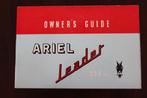Ariel Leader 250cc 1960 motorcycle owner's guide, Motoren, Ophalen of Verzenden, Overige merken