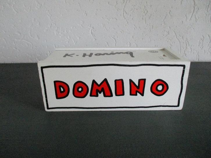 Houten Keith Haring domino spel  collectors item 1992, Antiek en Kunst, Kunst | Designobjecten, Ophalen of Verzenden