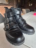 Zwarte enkellaarsjes met gespen, Kleding | Dames, Zwart, Lage of Enkellaarzen, Ophalen of Verzenden, Onbekend