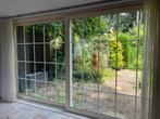 2x Schuifpui kunststof dubbelglas, Doe-het-zelf en Verbouw, Kozijnen en Schuifpuien, Ophalen, Kunststof, Zo goed als nieuw, Raamkozijn