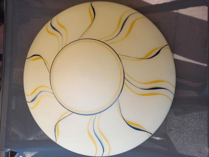 plafonnière glas zonder armatuur, Antiek en Kunst, Antiek | Lampen, Ophalen of Verzenden