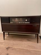 Vintage philips audio stereo meubel, Ophalen, Gebruikt, Radio