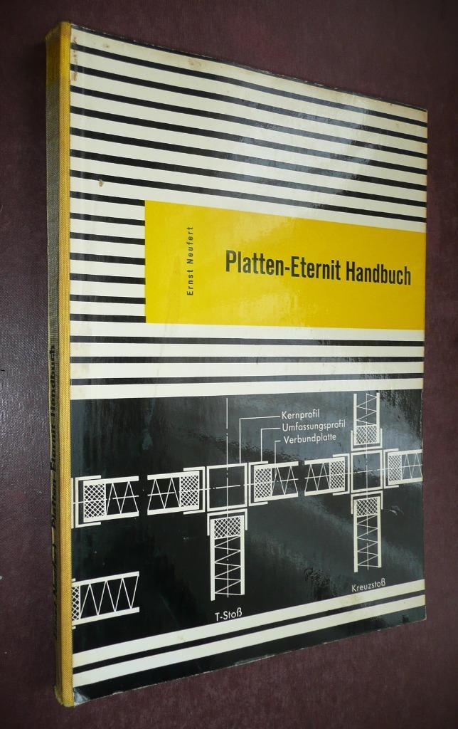 PLATTEN-ETERNIT HANDBUCH – Ernst Neufert., Boeken, Techniek, Zo goed als nieuw, Bouwkunde, Ophalen of Verzenden