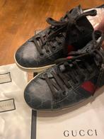 Orginele zwarte Gucci herenschoenen 42+, Kleding | Heren, Zwart, Ophalen of Verzenden, Sneakers of Gympen, Gucci