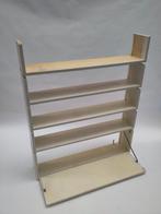 Vintage houten boekenkast wandrek met kastje hout kast rek, Ophalen, 100 tot 150 cm, ., 100 tot 150 cm