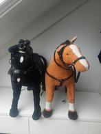 2 Grote Speelgoed Paarden met Accessoires, Kinderen en Baby's, Speelgoed | Knuffels en Pluche, Ophalen of Verzenden, Gebruikt