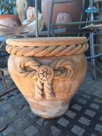 Terracotta kruik, Steen, Minder dan 60 cm, Rond, Ophalen of Verzenden