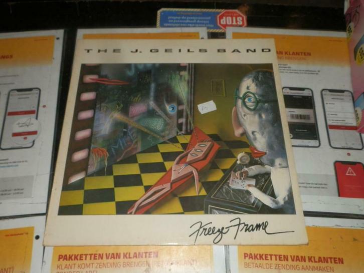 Lp The J.Geilsband freeze frame 1981, Cd's en Dvd's, Vinyl | Pop, Gebruikt, 1980 tot 2000, 12 inch, Ophalen of Verzenden