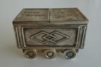 Vintage Treinwagon als Tandendoosje, Verzilverd, Antiek en Kunst, Ophalen