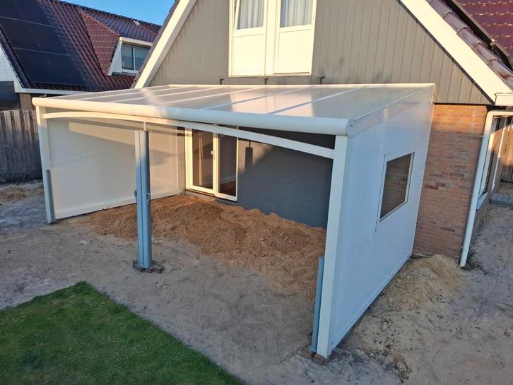 Alluminium overkapping 6x3 meter als nieuw onderhouds vrij, Tuin en Terras, Overkappingen, Zo goed als nieuw, Veranda, Ophalen