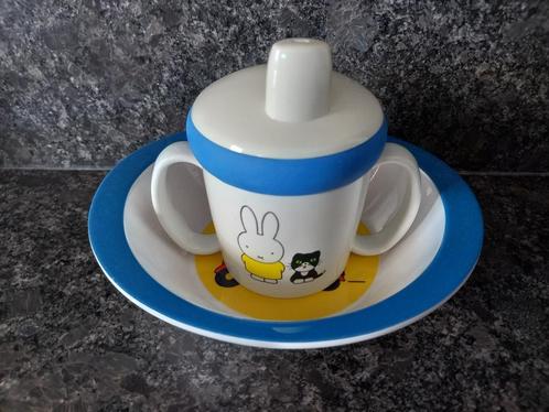 Nijntje Dick Bruna 2 delig ontbijtset beker kom gloednieuw!!, Kinderen en Baby's, Overige Kinderen en Baby's, Nieuw, Ophalen of Verzenden