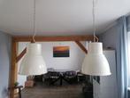 2 witte industriële hanglampen eettafellampen (set), Huis en Inrichting, Lampen | Hanglampen, Minder dan 50 cm, Ophalen of Verzenden