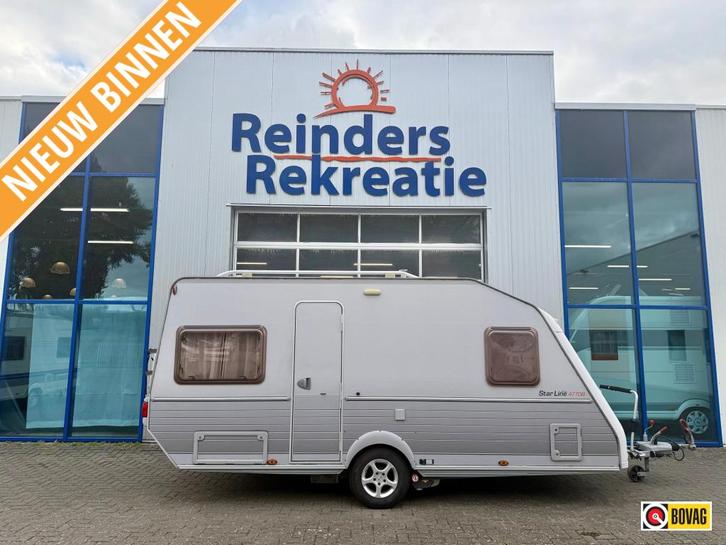 Kip Star Line 47 TDB Mover, Vloerverwarming,, Caravans en Kamperen, Caravans, Bedrijf, tot en met 4, 1000 - 1250 kg, Rondzit, Kip