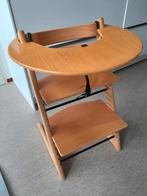 Stokke tripp trapp stoel met blad, Kinderen en Baby's, Kinderstoelen, Ophalen, Gebruikt, Meegroeistoel, Afneembaar eetblad