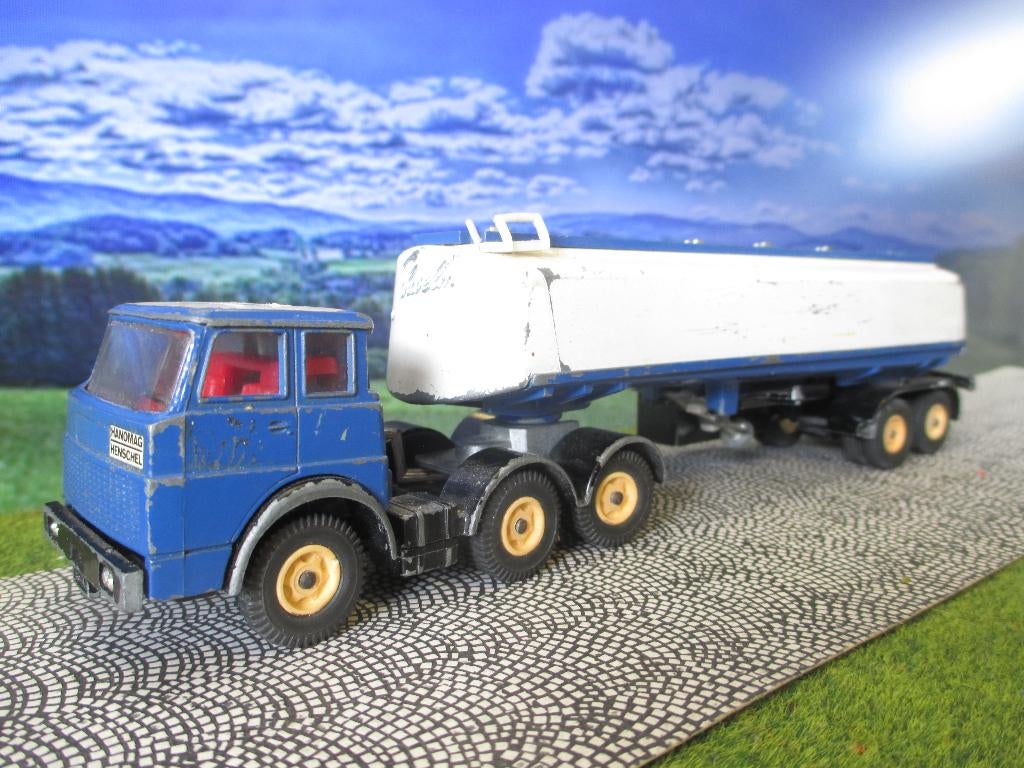 1/55 Hanomag Henschel tankwagen Aral Siku V288, Ophalen of Verzenden, Gebruikt, Bus of Vrachtwagen, SIKU