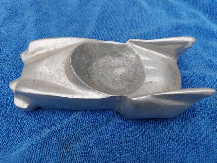 aluminium asbak art deco, Antiek en Kunst, Antiek | Keramiek en Aardewerk, Ophalen of Verzenden