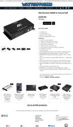 ESX Direction D68SP 8 kanaals DSP / Digital Sound Processor, Auto diversen, Autospeakers, Audio Design, Nieuw, Am Breilingsweg 3, 76709 Kronau, Duitsland