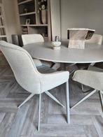 Eetkamerstoel larino zgan. 4st beige, Ophalen of Verzenden, Zo goed als nieuw, Overige kleuren, Vier