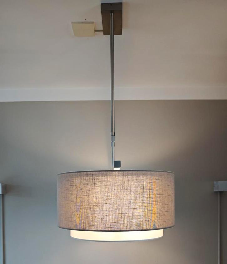Dimbare hanglamp stijlvolle look, inclusief kappen, Huis en Inrichting, Lampen | Hanglampen, Zo goed als nieuw, Minder dan 50 cm