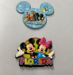 2 disney koelkast magneet 2010 walt disney world + florida, Verzamelen, Disney, Overige typen, Ophalen of Verzenden, A, Mickey Mouse