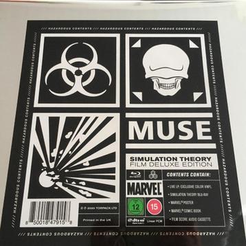 BluRay Dvd+LP+MC+Boek Boxset Muse Simulation Theory Film NEW beschikbaar voor biedingen