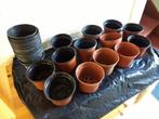 Binnenpot, kwekerspotjes, bloempotjes 11t/m 12 cm doorsnede, Tuin en Terras, Bloempotten, Kunststof, Gebruikt, Rond, Minder dan 25 cm