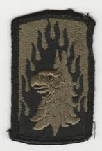 embleem US Army - 12th Aviation Brigade (GVT, Gevechtstenue), Ophalen of Verzenden, Landmacht, Amerika, Embleem of Badge