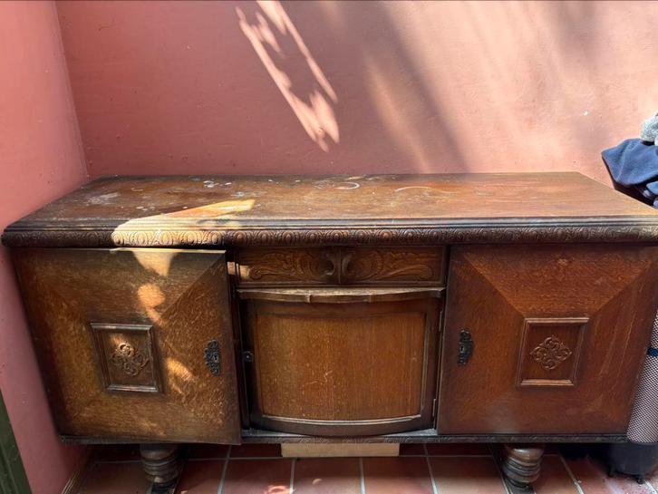 Antieke dressoir kast (rond 1920), Antiek en Kunst, Antiek | Meubels | Kasten, Ophalen