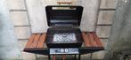 Barbeque 2 etages barbecue gas lavasteen ofwel met kooltjes, Ophalen, Gebruikt, BBQ