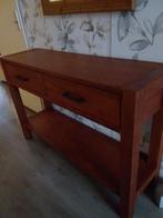 Sidetable met 2 laden, Huis en Inrichting, Ophalen, 100 tot 150 cm, Zo goed als nieuw, 25 tot 50 cm